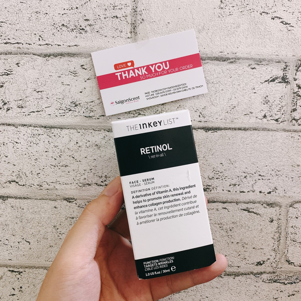 Tinh chất chống lão hóa The INKEY List - Retinol ( 30mL )