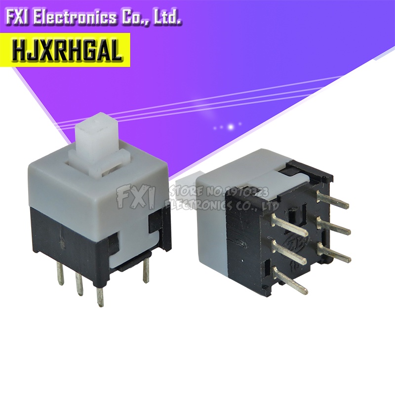 Set 20 Công Tắc Tự Khoá 6 Chốt 8.5X8.5MM 8.5 * 8.5MM