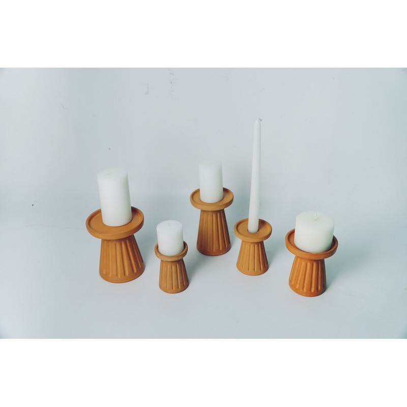 Đế Bỏ Nến Đất Nung - Terra Cotta Candle Holder - DN24