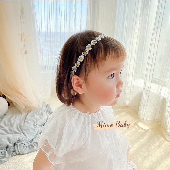 Băng đô dây hoa phong cách tiểu thư xinh xắn cho bé gái BD52 Mimo Baby