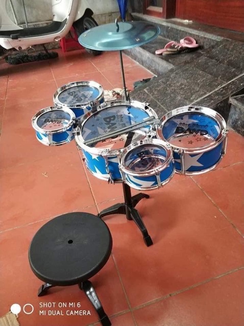 Bộ trống jazz drum gồm 5 trống cho bé