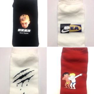 Tổng hợp vớ cổ ngắn hoạ tiết cute chất vải cotton thoáng mát