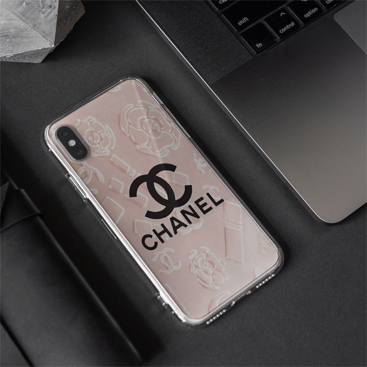 Ốp Iphone Chanel  màu trắng trong suốt Cho các dòng Iphone từ 5 đến 12 pro max CHAPOD00026