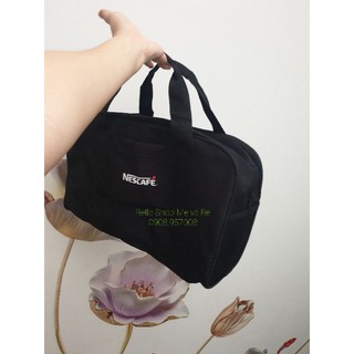 Túi du lịch vải canvas Nescafe.