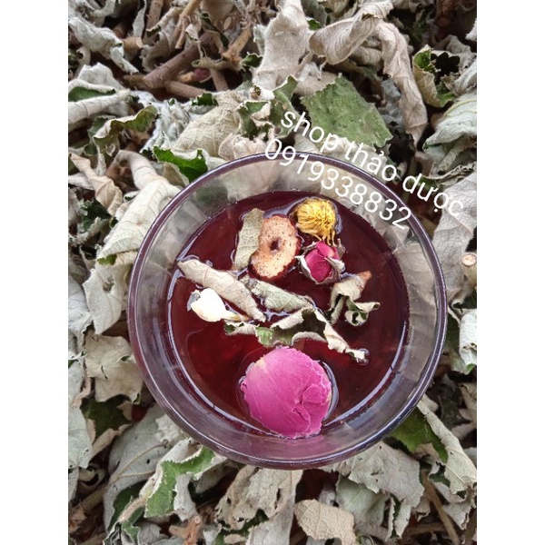 Trà mâm xôi làm dày niêm mạc 1 ngày uống 35g