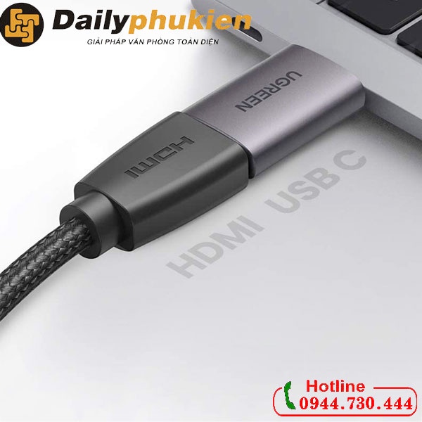 Đầu chuyển USB Type C to HDMI Ugreen 70450 dailyphukien