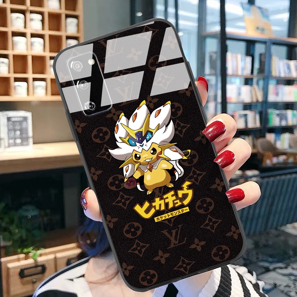 Ốp Điện Thoại Kính Cường Lực Hình Pokemon Pikachu Cho Xiaomi Poco X3 Pro Xiaomi Poco M3 Xiaomi 11 Redmi 9t Redmi Note 10 Pro Xiaomi Poco F3 Redmi