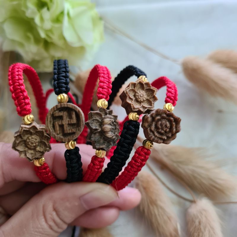 Vòng Tay Handmade Dây Chỉ  Mix Chamr Trầm Tốc - N103 | BigBuy360 - bigbuy360.vn