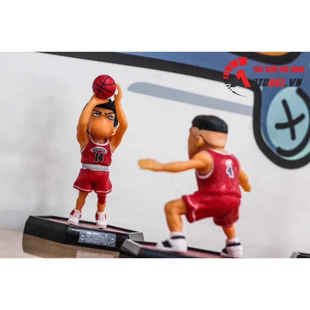 MÔ HÌNH NHÂN VẬT SLAM DUNKS RED SET 5 CON 7CM CÓ ĐẾ KHÔNG HỘP 6917