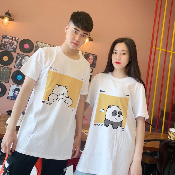 Áo Thun Unisex Bear Instar, Áo phông nam nữ phong cách Hàn Quốc | BigBuy360 - bigbuy360.vn