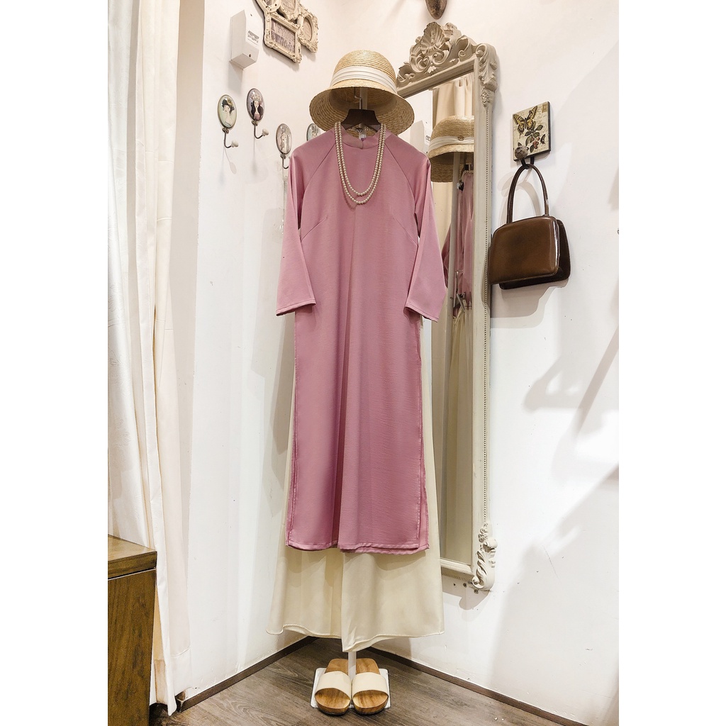 Set Áo dài Rosemary tây thi hồng tím