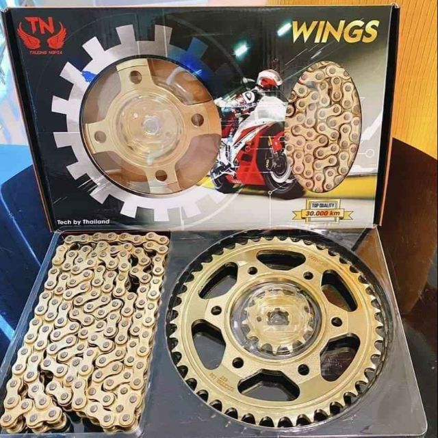 Nhông sên Wings - Exciter 150