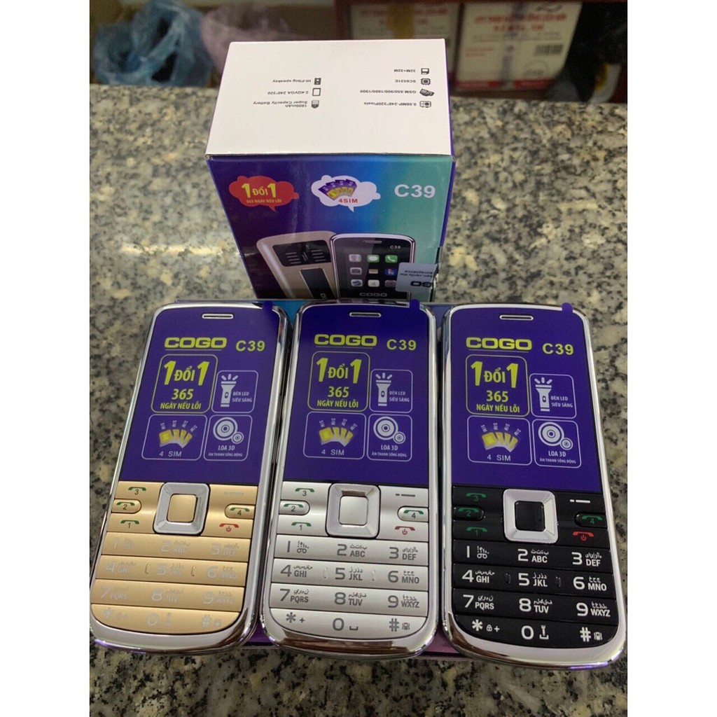 Điện Thoại CoGo C39 4 sim Bảo hành 12 tháng -Hàng chính hãng | BigBuy360 - bigbuy360.vn