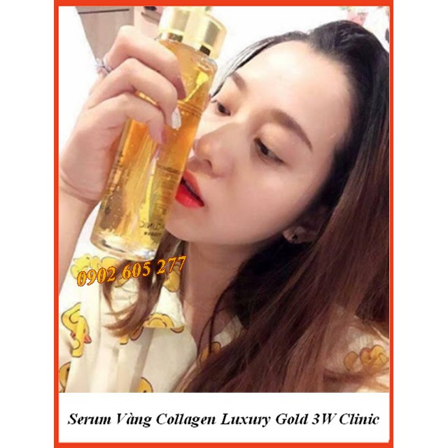 [Hàng chính hãng]Serum Tinh chất Vàng Collagen Luxury Gold 3W Clinic 150ml (mẫu mới)