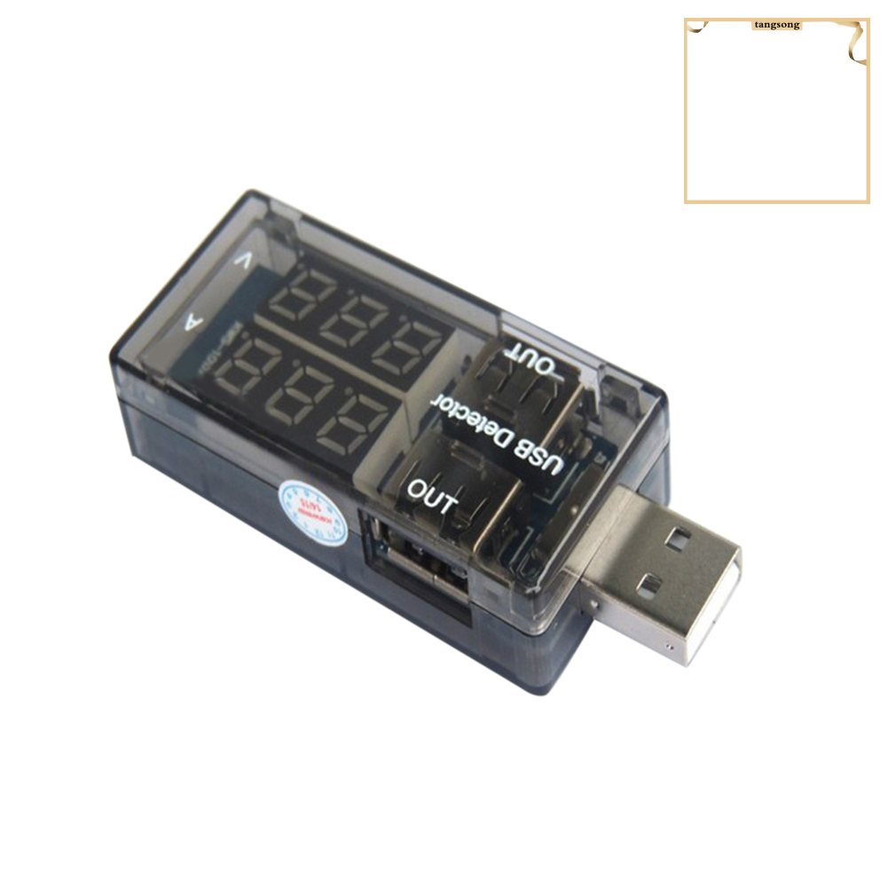 Usb Đo Điện Áp Kỹ Thuật Số Mini Có Đèn Led