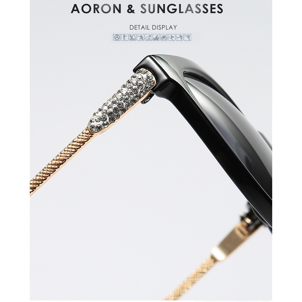 Kính mát nữ thời trang đính đá A405 - NVfashion | BigBuy360 - bigbuy360.vn