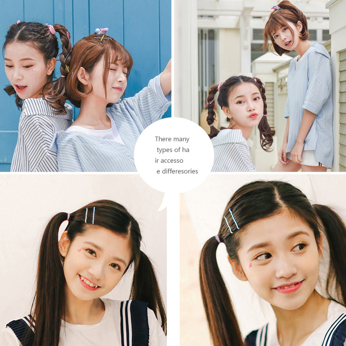 Set 10 Kẹp Tóc Kim Loại Nhiều Màu Thời Trang Cho Nữ