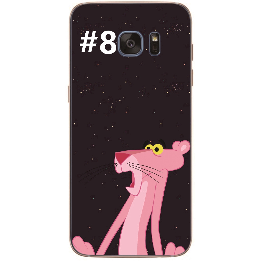 Ốp lưng TPU hình báo hồng Pink Panther cho Samsung Galaxy Note5/Note 4/S6/S7 Edge