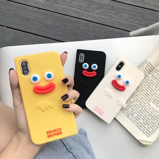 Ốp điện thoại silicon mềm hình Brunch Brother 3D thời trang cho iPhone X XS max XR 6 6S 7 8 Plus 11 pro max