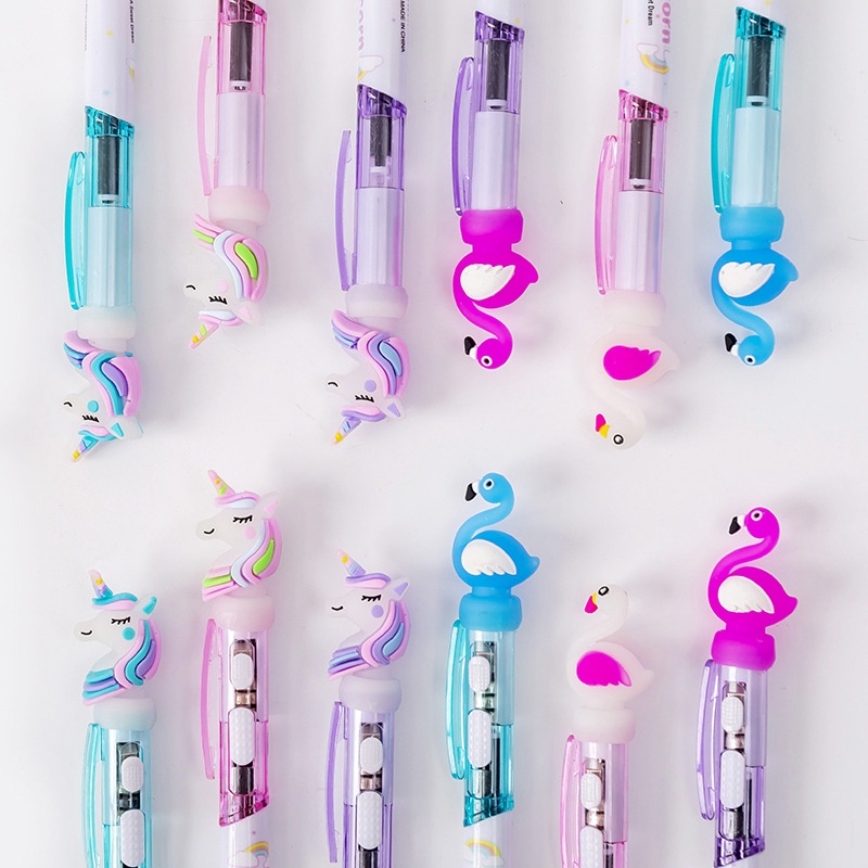 Bút Bi Silicone Hình Búp Bê Kỳ Lân