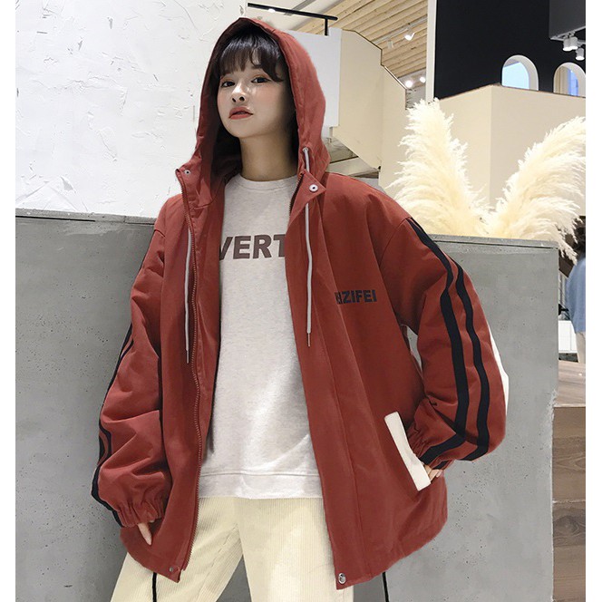 Áo khoác KAKI MEI có nón chống nắng form rộng nam nữ đi học ❤️ Hàn Quốc VIVU123STORE KAK018