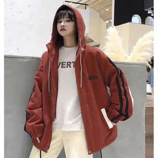 Áo khoác KAKI MEI có nón chống nắng form rộng nam nữ đi học ❤️ Hàn Quốc VIVU123STORE KAK018