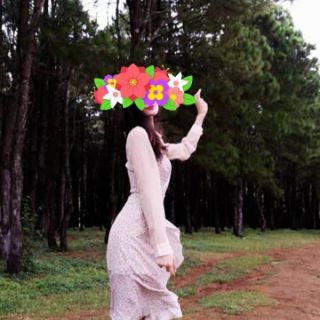 Combo sơmi+đầm vạt đắp chéo đuôi cá.