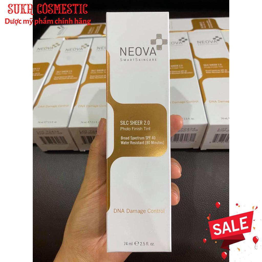 Kem nền chống nắng Neova Dna Damage Control Active Silc Sheer 2.0 SPF 40-chống nước, kiềm dầu,phù hợp da treament