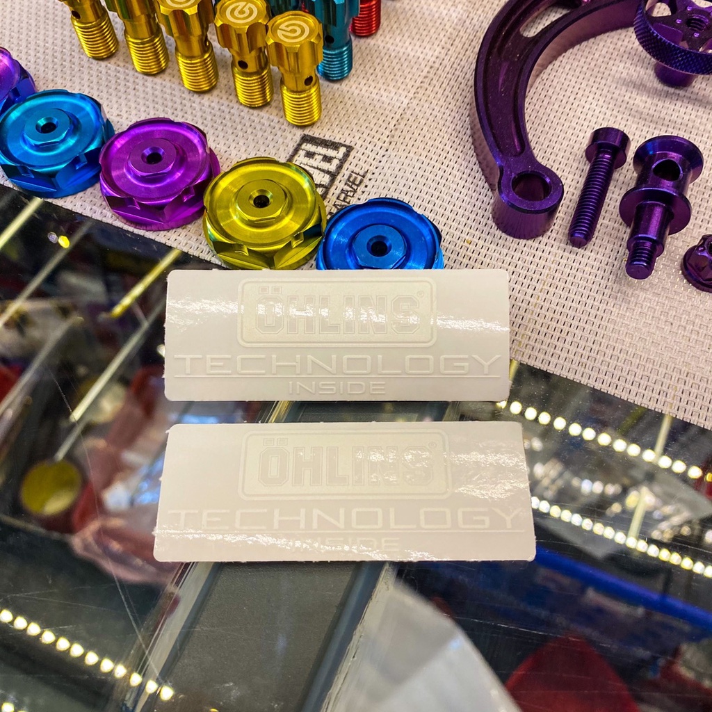 Tem Sticker Lẻ cao cấp Dán phuộc Ohlins