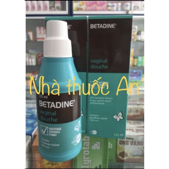 Betadine vaginal rửa phụ khoa