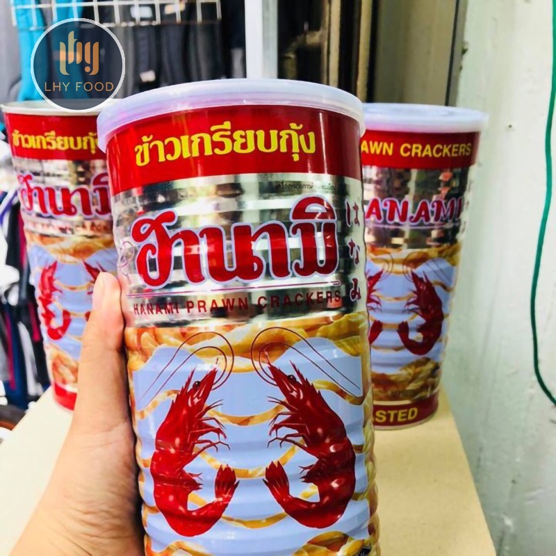 Bim bim lon tôm Hanami Thái Lan🍟FREESHIP🍟 110g Snack tôm lon HANAMI LHYFOOD ăn vặt Hà Nội