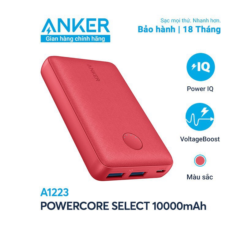 Bộ quà tết ANKER Lộc Phát mừng năm mới 2021 (PowerCore Select 10000mAh,PowerPort Mini 2 ,PowerLine II Lightning)