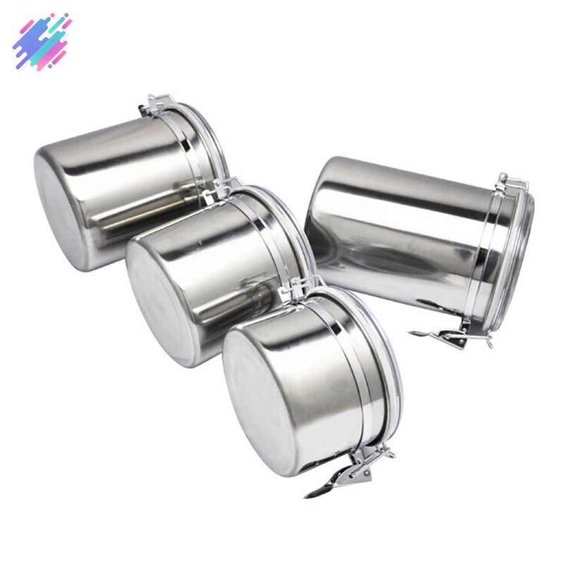 Hộp Inox đựng trà , cà phê để đi kèm với thiết kế dán tường tiện lợi