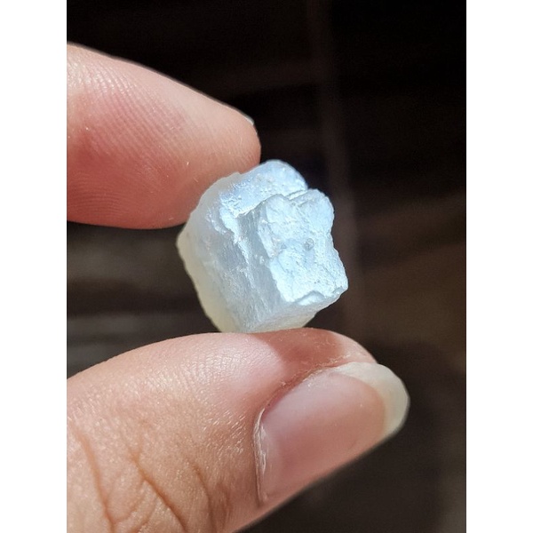 Hạt đá thô Moonstone dùng cho bói bài Tarot, Reiki, handmade, phong thủy...