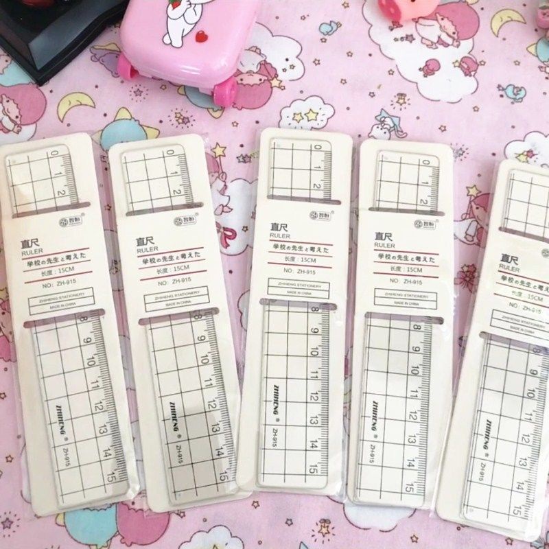 Thước Kẻ Nhựa Acrylic Trong Suốt 15cm Tiện Dụng Cho Học Sinh