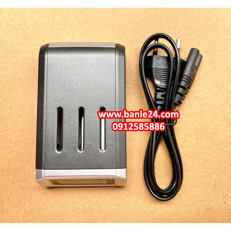 Bộ sạc nhanh AA/AAA, loại tự ngắt có màn hình cắm điện 220v và pin sạc AA/AAA riêng