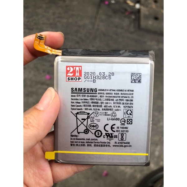 PIN GALAXY S20 ULTRA CHÍNH HÃNG, DUNG LƯỢNG 5000MAH, EB-BG988ABY