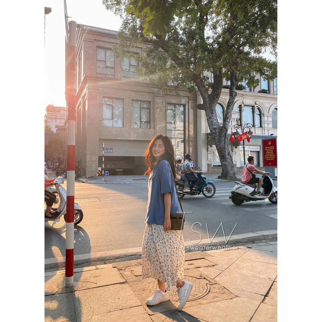 [Mã SKAMA06 giảm 8% tối đa 50K đơn 250K] Áo phông tay lỡ oversize Her (Ảnh thật) | BigBuy360 - bigbuy360.vn