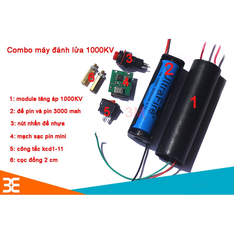 Combo Tăng Áp 1000KV và Phụ Kiện