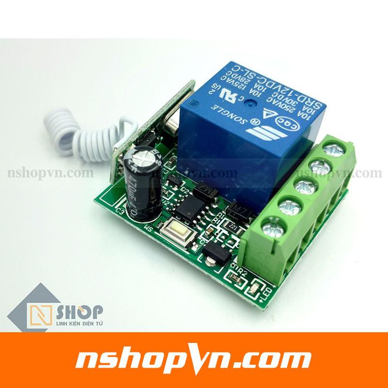 Bộ điều khiển Relay 1 kênh học lệnh 315Mhz