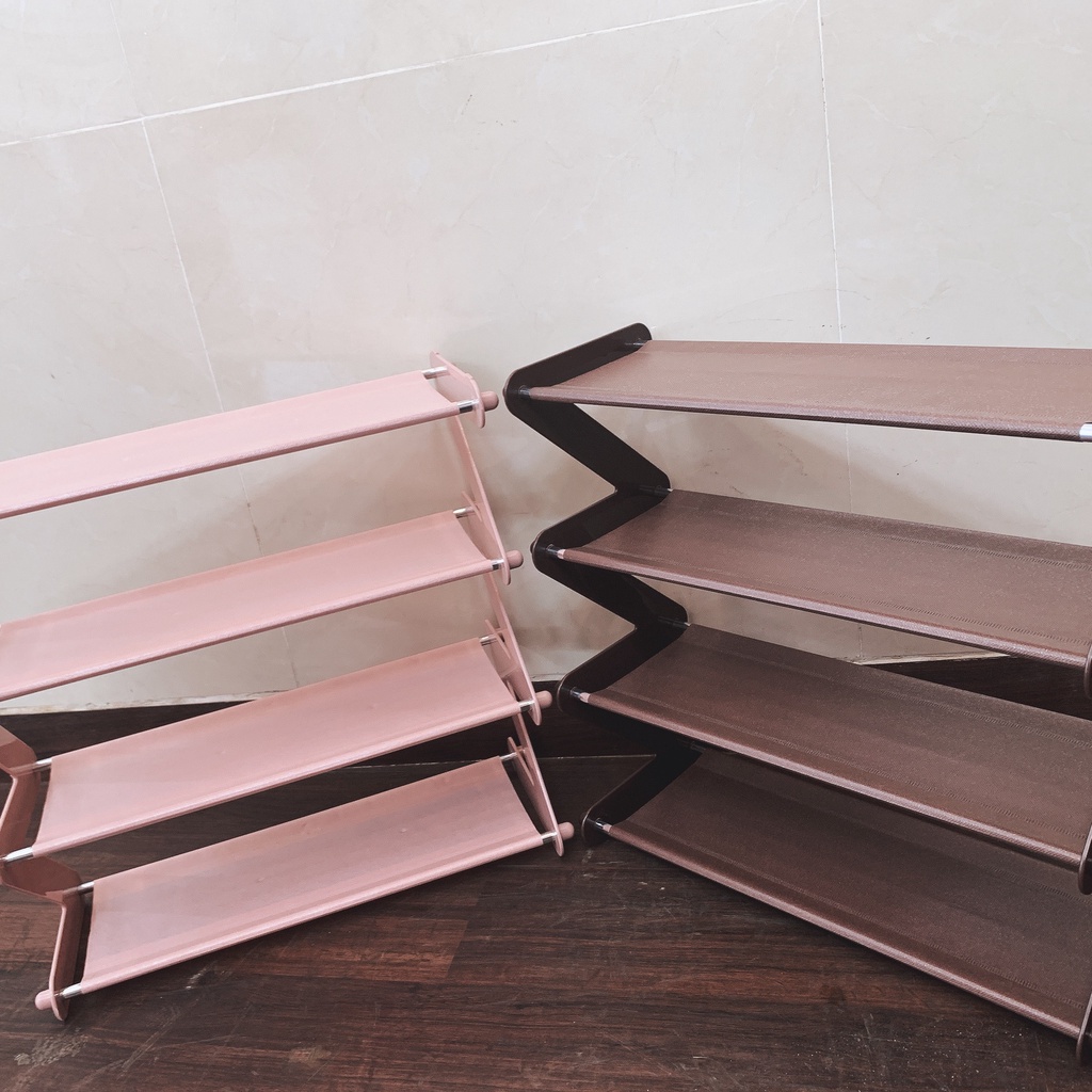 Kệ để giày dép bằng nhựa thông minh 4 tầng 47x47x19cm