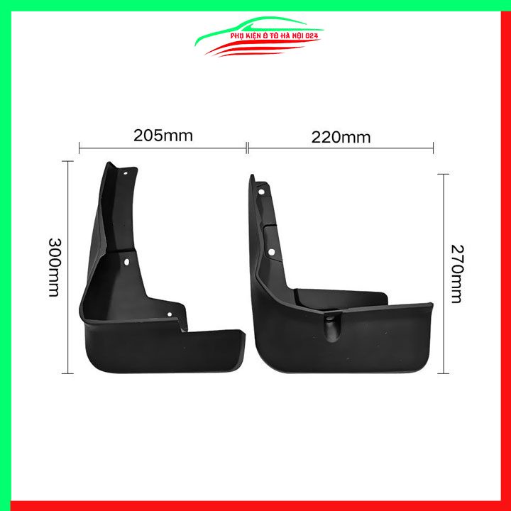 Bộ 4 chắn bùn Veloz 2022-2023 chuẩn theo xe