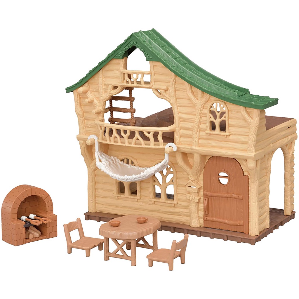 Đồ Chơi Sylvanian Families Căn Nhà Bằng Gỗ Bên Sông Lakeside Lodge