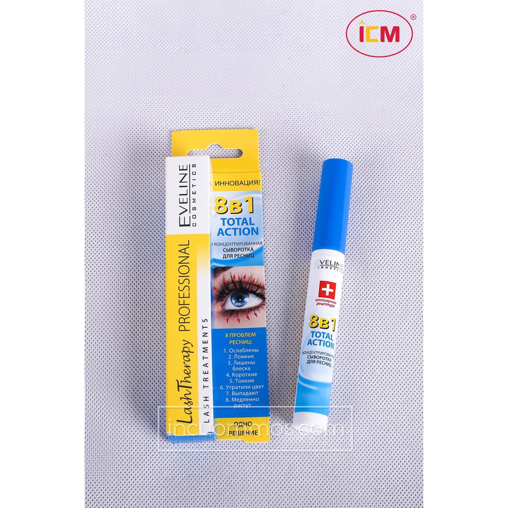 Dưỡng mi Eveline 8-in-1 Total Action