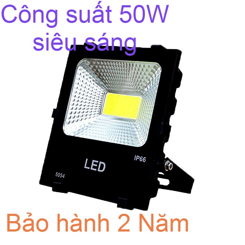 Đèn pha Led 5054 COB IP66 chống nước 50W