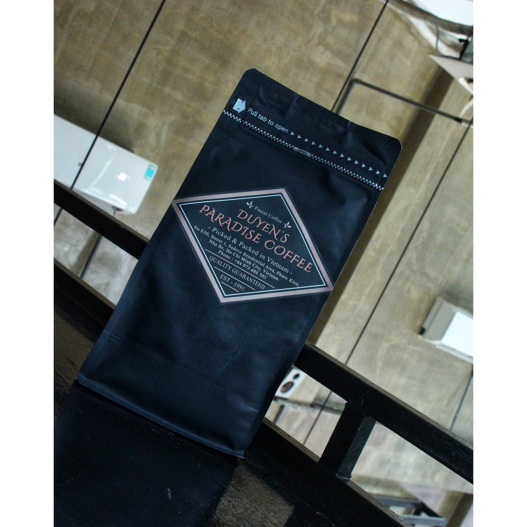 Cà phê nguyên chất rang-xay 100% hạt đỏ thượng hạng Duyen's Paradise Coffee 500g | BigBuy360 - bigbuy360.vn