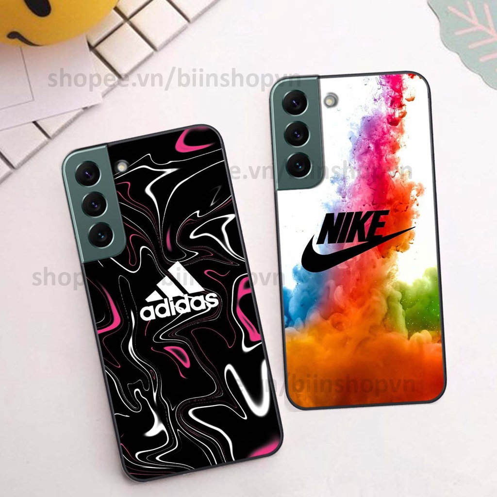 Ốp Samsung S22 / S22 Plus / S22 Ultra / S22+ in hình thương hiệu nhiều màu sắc thể thao cá tính thời trang