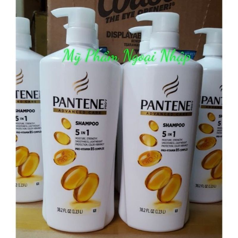 Dầu gội Pantene Advance care Pro-V Shampoo 5 in 1 (1.13L) Của Mỹ