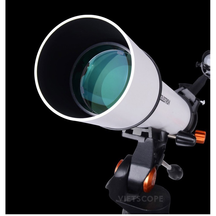 Kính thiên văn khúc xạ Celestron SCTW 70 - 705A Libra tặng kèm túi đựng và kẹp điện thoại