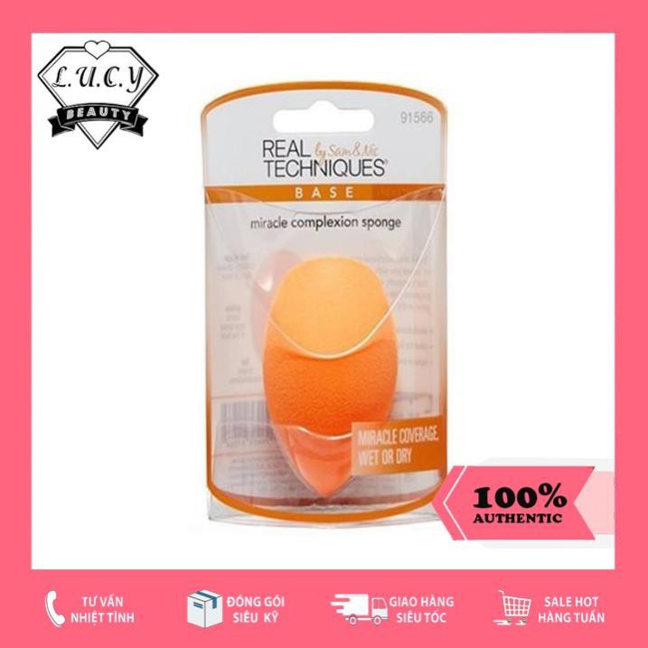 Hàng USA- Mút Tán Kem Nền Real Techniques Miracle Complexion Sponge chuẩn Auth 100%